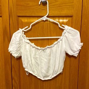 Crop top- white
